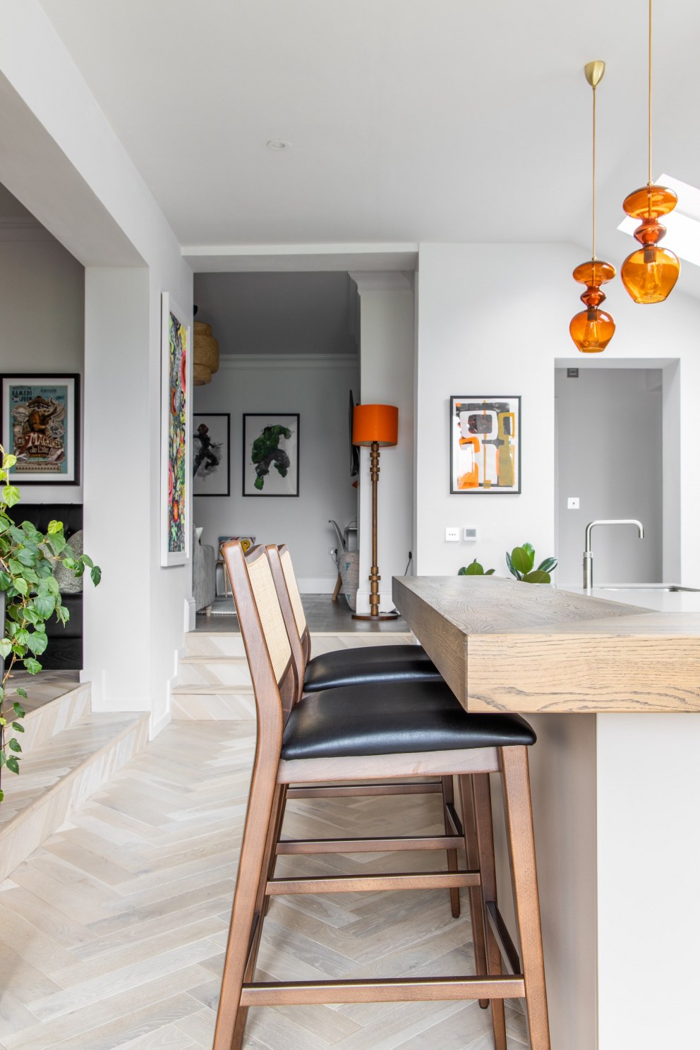 Northwich, Victorian extension | Modern kitchen in open plan living space Cheshire | Interior Designers